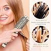 AIMIKE-Round-Brush-Nano-Thermal-Ceramic-Ionic-Tech-Hair-Brush-Small-Round-Barrel-Brush-with-Boar-Bristles-for-Blow-Drying-Styling-Curling-and-Shine-24-inch-Barrel-13-inch-4-Free-Clips AIMIKE Round Brush, Nano Thermal Ceramic & Ionic Tech Hair Brush, Small Round Barrel Brush with Boar Bristles for Blow…