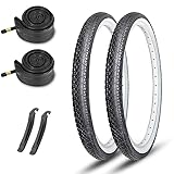 2-Pack Cruiser Bike Tires Set: MOHEGIA 26 x 2.125