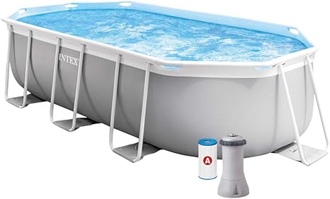 intex 26794np piscina desmontable con depuradora 400 x 200 x 100 cm