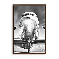 Framed Canvas Wall Art Aviation Machinery Canvas Prints Home Artwork Decoration for Living Room,Bedroom - 16x24 inches