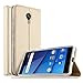 BLU VIVO 8 case, KuGi BLU VIVO 8 case, Ultra-Thin BW Style PU Cover + TPU Back Stand Case for BLU VIVO 8 Smartphone(Gold)