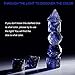 Polyhedral Dice Sets Blue Galaxy Dice Great for Dungeons and Dragons & Tabletop Games, RGP & DnD Games, Math & MTG