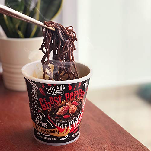 DAEBAK NOODLES GHOST PEPPER SPICY CHICKEN FLAVOR (PACK OF 6)