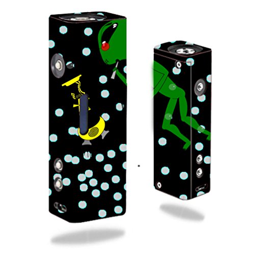Hana Modz V4S DNA 40 Single Vape E-Cig Mod Box Vinyl DECAL STICKER Skin Wrap / Pimp My Protective Vinyl Space alien Decal Sticker