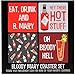Pavilion Gift Company Bloody Mary Sentiment, Pattern and Character Holder 4