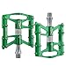 RockBros Advanved 4 Bearings Mountain Bike Pedals Platform Bicycle Flat Alloy Pedals 9/16