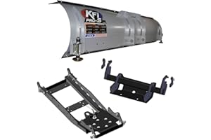 KFI PRODUCTS KFI UTV 72" Snow Plow Kit, Steel Blade, Compatible with Polaris Ranger 1000 Glacier Mount System (106345)