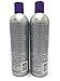 jhirmack Silver Brightening Purple Shampoo Set of 2 for all types of silver, grey, and blonde hair