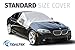 TidalTek Car Windshield Snow and Ice Cover – New 2018 Arrival. Ultra-Durable, Premium Weatherproof Design That Protects Windshield, Wipers, and Mirrors – Standard Size