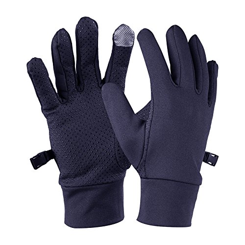 Kqpoinw Cycling Gloves Men Touchscreen Gloves Outdoor Sports High Elastic Breathable Warm Winter Gloves (Navy Blue) - Thumbnail 7