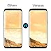 Galaxy S8 Screen Protector,Vensss Tempered Glass [Case Friendly] 3D Curved Edge Ultra Clear 9H Hardness Anti-Scratch, Anti-Fingerprint, Bubble Free for Samsung Galaxy S8(Black).