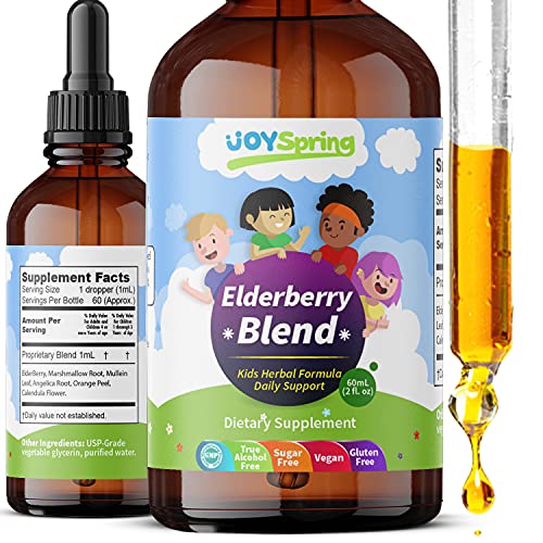 Kids Elderberry Syrup for Toddlers Immune Syrup Elderberry Cough
