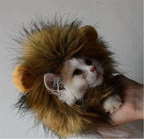 RosyLife Lion Mane Wig for Dog and Cat Costume