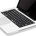 Kuzy Compatible with MacBook Keyboard Cover for Older Version MacBook Pro 13 15 17 inch and MacBook Air 13 inch, iMac Wireless Keyboard, Silicone Skin Key Board Protector, Solid Black