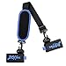BOffer Ski and Pole Carrier Strap with Cushioned Velcro Holder + Shoulder padded, Adjustable Hook and Loop Thick Handle Boot Sling - EASY to Carry,Store