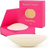 Nipple Covers for Women - Invisible Silicone Nipple Covers, Reusable Adhesive Pasties with Travel Case, Seamless Coverage