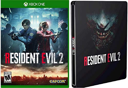 Resident Evil 2 Remake XBOX ONE + Collector's Edition Steelbook SET USA Capcom
