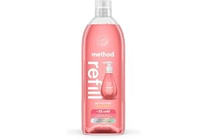 Method Gel Hand Soap, Refill, Pink Grapefruit, 34 Ounce, 1 pack (Packaging May Vary)