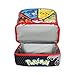 Pokemon Pikachu Insulated Dual Compartment Lunch Tote with Handle measures 7.5 inches W x 9.0 inches H x 5.0 inches Deep