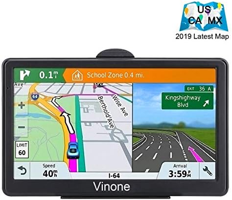 GPS Navigation, Vehicle HD 7 Inch Car GPS Navigation System with Built-in North America s Latest map (7inch)