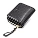 Kinzd Accordion Wallet RFID Leather Card Wallet for Women Credit Card Holder (OneSize, upgraded Black)
