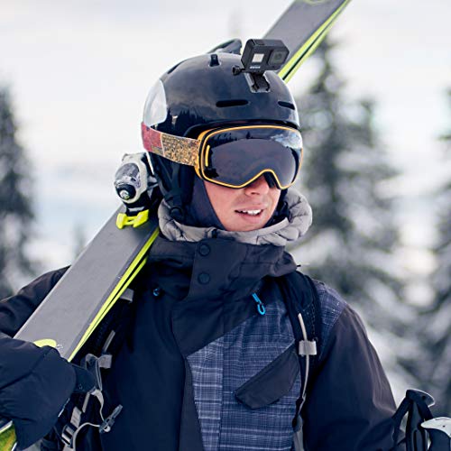 Invisible Adhesive GoPro Mount Kit 8-Pack, 4X Curved & 4X Flat Mounts Bundle w/Transparent GoPro Sticky Mounts, Clear Mount for Helmet/Bike/Board/Car, Fits All Go Pro Models, GoPro Helmet Mount 8X