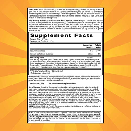 Nature's Secret MultiHerb Colon Cleanse, 275 Tablets Pricepulse