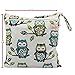 Ohbabyka Baby Cloth Training Pants,Baby Diapers Waterproof Pants 4PCS, 1pc Single Zipper Wet Bag