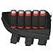 Ultimate Arms Gear Stealth Black Tactical Military Hunting Universal Shotgun Lefty Side Butt Stock Buttstock Cheek Rest Ammo Ammunition Holder Shot Shells 12/20 Gauge