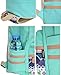 Leaper Casual Canvas Backpack School Bags Travel Bag Laptop Bag Water Blue-Deer