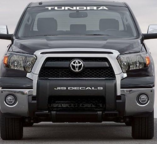 TOYOTA TUNDRA WINDSHIELD DECAL (40 INCH WHITE)