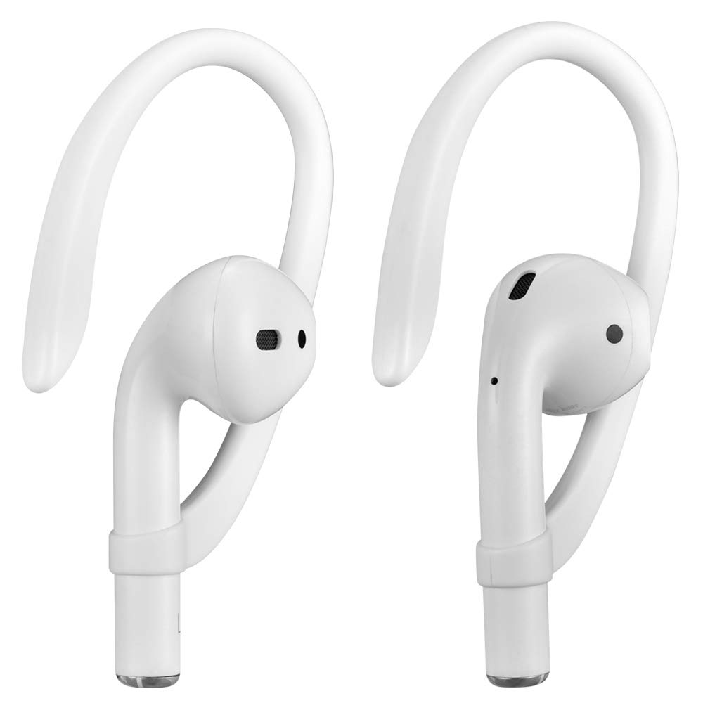 ICARER Ear Hooks Ear Hook for AirPods 1 AirPods 2 AirPods 3 AirPods Pro/Pro 2, Sports Activity Headset Ear Hooks for Apple AirPods 1 AirPods 2 AirPods 3 AirPods Pro/Pro 2-White