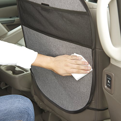 Evenflo Car Seat Kick Mat with Storage Pocket, Black