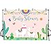 MEHOFOTO Llama Girl Baby Shower Photo Studio Booth Background Pink Fiesta Cactus Mexican Llama Mama Señorita Photography Backdrops Banner for Cake Table Supplies 7x5ft