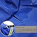 okdeals Dog Raincoat Leisure Waterproof Lightweight Dog Coat Jacket Reflective Rain Jacket with Hood for Small Medium Large Dogs(Blue,L)