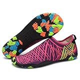 Z.SUO Men Women and Kids Mutifunctional Barefoot Flexible Quick-Dry Water Skin Shoes Aqua Socks for Beach Swim Surf Yoga Exercise