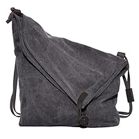 Crossbody Bag, COOFIT Messenger Bag Casual Canvas Hobo Bag Shouder Bag Unisex