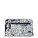 Vera Bradley Women's Cotton Turnlock Wallet With RFID Protection, Snow Lotus, One Size