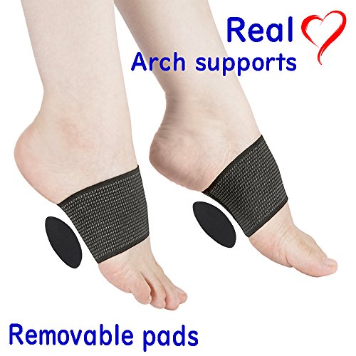 Plantar Fasciitis Arch Support Compression Copper Sleeves Brace Wraps