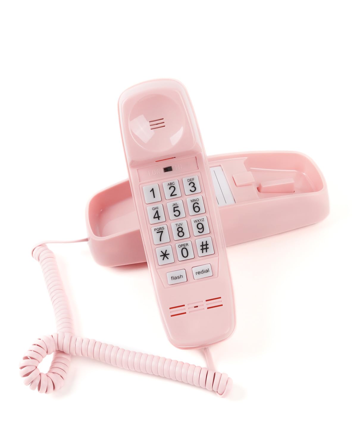 Photo 1 of **It is used, it is not known if it is missing parts, therefore it is not known if it works at 100%.**MCHEETA Landline Wall Phones for Home, Telephone Land Line Phones with Senior-Friendly Large Buttons, Wall Phone with Adjustable Loud Volume & Lighted Bu