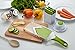 Deluxe Cook V-Blade Mandoline Slicer - Light, Compact, Easy to Use & Clean - Vegetable Slicer - French Fry Cutter - Potato Chip Slicer - Julienne Tool - Plus FREE Recipe eBook