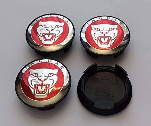 OEM SYSTEMS COMPANY c2d9611 Set Of 4 Wheel Center Caps Red Logo 59Mm