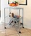 Seville Classics 3-Tier UltraZinc Shelving Cart, 13