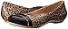 Crocs Women's Cap Toe Leopard Print Flat