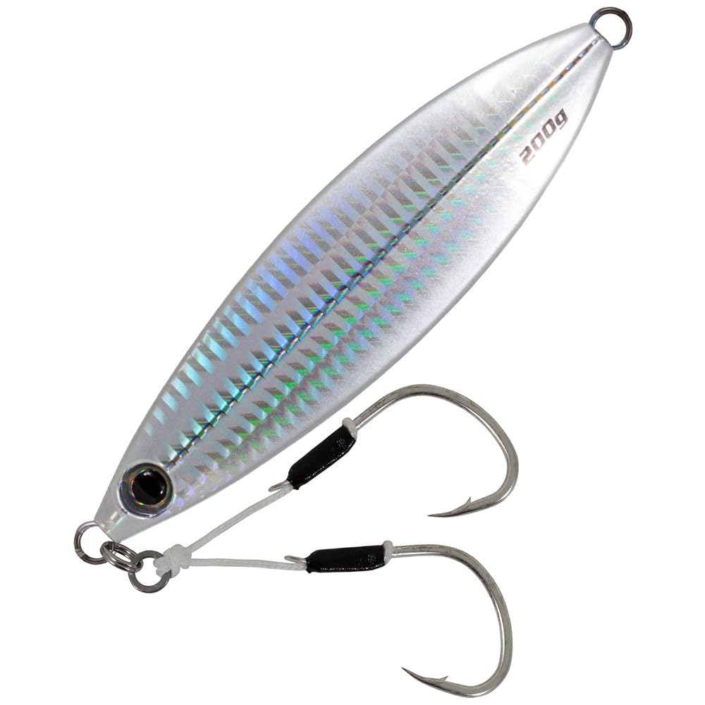 Seadra Aqua-Drop Slow Jig (Holo Silver, 160gm)