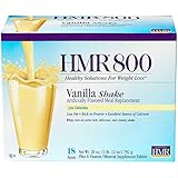 HMR 800 Vanilla Shake, 18 Single-Serve Packets, (Packaging Design May Vary)  