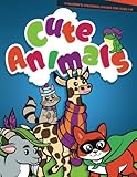 Children's coloring books for ages 1-3 | cute animals: coloring activity book for young children, kids & toddlers 100 coloring pages for girls & boys ... creativity (early education workbooks) by 