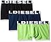 Diesel Men's Shawnthreepack 3pack Trunk, Navy,Black,Green, Medium