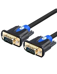 VGA Cable, SHD VGA a VGA HD15 Cable de monitor para PC portátil TV porjector