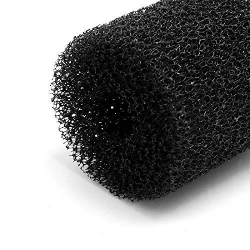 uxcell 6pcs Blue Black 2.6inch Dia Cylinder Aquarium PreFilter Sponge Filter Cartridges
